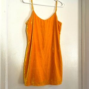 Zara mini yellow mustard dress